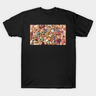 Beach Stones Abstract 4 T-Shirt